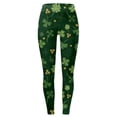 thumbnail image 3 of MKLEKYY Leggings deportivos push up para mujer, leggings estampados del Día de San Patricio, pantalones de yoga atléticos para entrenamiento y fitness 3897, 3 of 3