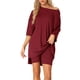 thumbnail image 1 of Conjunto de lounge de gran tamaño INSPIRE CHIC para mujeres, sudaderas de entrenamiento, camiseta con pantalones cortos de ciclista, conjuntos XL rojos, 1 of 6
