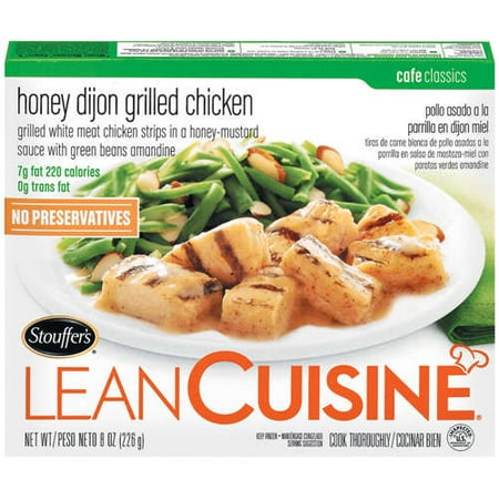 Stouffer's Lean Cuisine Cafe Classics: White Meat Strips In Honey-Mustard W/Green Beans Honey Dijon Grilled Chicken, 8 oz