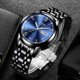 thumbnail image 5 of Reloj LIGE Reloj deportivo de moda para hombre acero completo color azul claro, 5 of 5