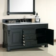 thumbnail image 3 of James Martin 147-114-5381-4CAR 60" Warm Cherry Vanity w/ Carrara White Top, 3 of 8