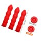 thumbnail image 2 of unbranded 50Ud Fundas De Látex Rojas Para De Sellador Compatibles Con Diferentes Envases, 2 of 5
