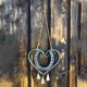 thumbnail image 1 of Teissuly Clearance Wind Chimes, Steel Heart, Valentine's Day, Christmas, Wrought Iron Wind Chimes(black, One Size) Teissuly WER202309090109, 1 of 4
