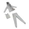 thumbnail image 4 of 3 Pieces 1/12 Scale Hoodie Pants and Vest Costume for 6in Doll Model Figures Gray, 4 of 8
