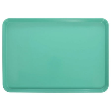 

HTYSUPPLY Green Fiberglass Market Display Tray - 26 L x 18 W x 1 H