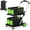 Green, variant on Yellow 8-in-1 200lbs Multi Functional Utility Collapsible Shopping Cart