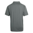 thumbnail image 3 of Men's-Cutter & Buck  Gray Austin FC Prospect Eco Textured Stretch Recycled Polo, 3 of 3