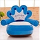 thumbnail image 1 of Sillón Puff Para Bebé Niño Decoración Corona Principe Azul Obscuro Genérica Sillón Corona, 1 of 3