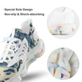 thumbnail image 7 of Vintage Blue Chinoiserie Toile Boat Walking Shoes for Men Woman Lightweight Tennis Fashion Elastic Sports Shoes Cushion Basketball Shoes, 7 of 7