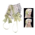 thumbnail image 2 of Giaone Ruffled Lace Bowknot Lolita Headdress Elegant Hair Accessory for Themed Event, 2 of 17