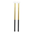 thumbnail image 3 of Colcolo 2 Pieces Drum Hammer Drum Mallet with Head for Drum Exercise Snare Drum gold, 3 of 8