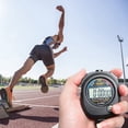 thumbnail image 1 of Multifunctional Sports Competition Electronic Stopwatch with Two-Channel Memory, Digital Timer Alarm Clock,Calendar - High Accuracy, Ergonomic Design,Durable ABS Material Black, 1 of 7