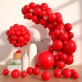 thumbnail image 4 of Red Balloon Arch Balloon Garland Kit Birthday Ballon 120pcs, 4 of 7