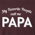 thumbnail image 5 of Wild Bobby My Favorite People Call Me PAPA Father's Day Men Premium Tri Blend Tee, Cardinal, Small, 5 of 5