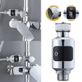 thumbnail image 5 of ARCADORA LED Shower Water Thermometer Silver ABS Real-Time Celsius Display 1/2 Inch Connector For Home Bathroom Shower Use, 5 of 8