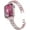 Rose pink, variant on Bands Compatible with Apple Watch 49mm 46mm 42mm 45mm 41mm 44mm 40mm 38mm, Bling Rhinestone Diamond Metal Replacement Strap for iWatch Series 10/9 / 8/7 / 6/5 / 4/3 / SE/Ultra/X