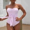 thumbnail image 2 of Conjunto de bikini a rayas para mujer Traje de baño Sujetador sexy Traje de baño Ropa de playa Fridja  nalpqowj24322, 2 of 9