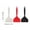 Red, variant on Clearance Sale！Silicone Pancakes Spatula Heat Wide Pancake Turner Non Stick Kitchen Cookware for Omelette Steak Egg Fish Pizza Burger (White)