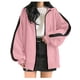 thumbnail image 1 of Puntoco Mujeres Casual Manga larga Bolsillo Suelto Navidad Impreso Cremallera Medio y largo tops Sudaderas con capucha Blusa de mujer Puntoco Puntoco-699, 1 of 6