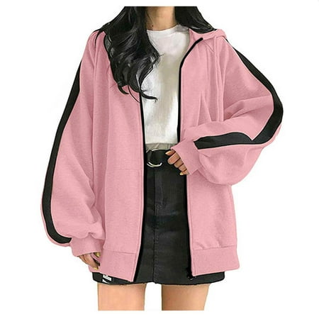 

jsaierl Womens Active Long Sleeve Zip Up Hoodies with Pocket Hooded Sweatshirts Jackets