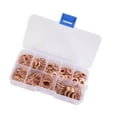 thumbnail image 1 of Ensemble de Laveuse en Cuivre, 200 Pcs Laveuse Plat Design de Pointe, 1 of 8