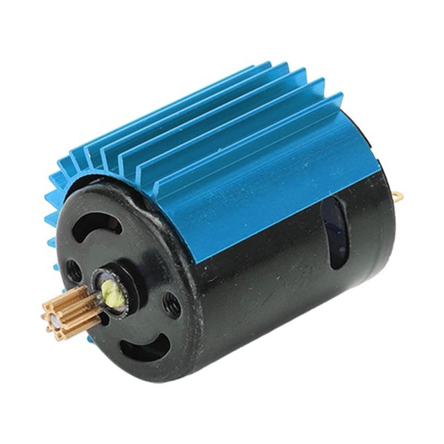 Motor 370, Caja de Cambios de 2 Velocidadas 370 Motor Cepillado de Engranajes de Metal RC Disipador de Calor de Matal Motor de Cepillo de Alta Velocidad Con Disipador de