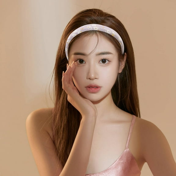 HONMEET Fashionable Women's Hairbands Headband Women Simple Design Cloth Durable 2pcs Everyday Use