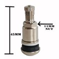 thumbnail image 3 of 4 válvulas de aluminio para neumáticos, válvula de neumático TPMS de fondo plano y redondo para automóviles de pasajeros, TR525, compatible con la mayoría de los automóviles, 3 of 5
