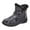 Gray, variant on Fesfesfes Cowgirl Boots for Young Girls Winter Printing Keep Warm Plus Velvet Boot Flat Snow 37(US:6)