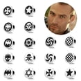 thumbnail image 2 of QQTDFG 1 Pair Stainless Steel Magnetic Stud Earrings for Men Women Clip on Earrings-04, 2 of 9