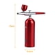 thumbnail image 3 of Pulverizador de pintura Kit de aerógrafo portátil con compresor Cepillo de aire inalámbrico de mano Batería incorporada de presión de aire de 18 PSI de doble acción con 2 tazas de pintura para pintar Romacci Pulverizador de pintura, 3 of 7