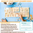 thumbnail image 2 of LITTLE BUD KIDS Counting Pegs Ten Frame Math Game - Number Peg Boards with Addition & Subtraction Flash Cards, A Number Learning Resources, 2 of 9
