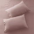 thumbnail image 5 of Lux Decor Collection Queen Bed Sheets Set Brushed Microfiber High GSM, 4 Piece Sheet Set upto 16 inches Deep Pocket Bedding Sheets & Pillowcases - Baby Pink, 5 of 8