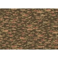 thumbnail image 1 of Ahgly Company Machine Washable Indoor Rectangle Transitional Cinnamon Brown Area Rugs, 6' x 9', 1 of 7