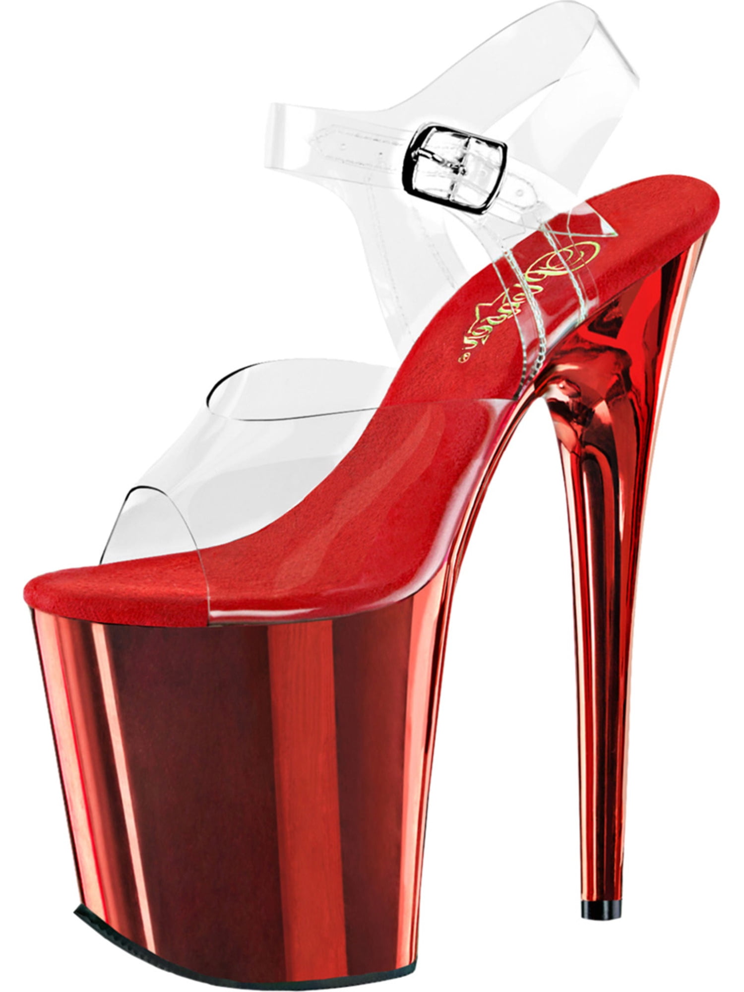 walmart red high heels