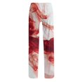 thumbnail image 5 of Trgacdwlo Halloween Pajama Pants Women Funny Ghost Wide Leg Women's Sleep Pants Elastic Waist Fall Winter Women's Pajama Bottoms, 5 of 6