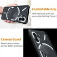 thumbnail image 2 of Compatible Shockproof Clear Case for Nothing Phone 2 Case with Camera Protection,Anti-Yellowing Protective Bumper Silicone PC Hybrid Translucent Back Slim Cover Nothing Phone (2) Case 2023-Black, 2 of 7