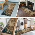 thumbnail image 5 of Nautical Blue Octopus 2'x6' Runner Rugs for Hallway Kitchen Bedside Non Slip Washable, Coastal Ocean Summer Vintage Sea Entryway Rug Runners with Rubber Backing, Long Carpet Runner for Laundry Room, 5 of 8