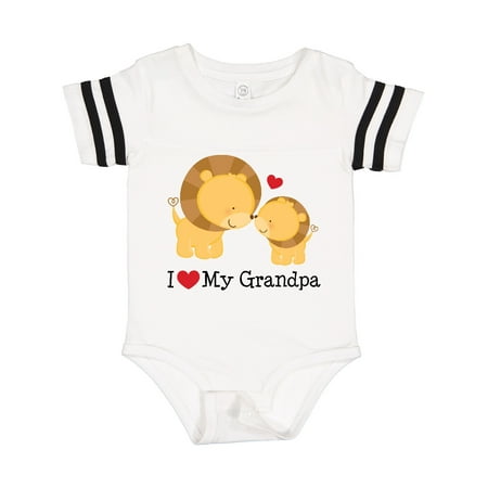 

Inktastic I Love My Grandpa Gift Baby Boy or Baby Girl Bodysuit