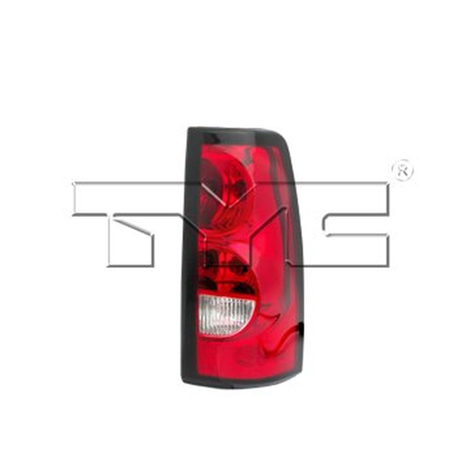 TYC 11-5851-91-9 CAPA Certified Tail Light Assembly Fits select: 2004-2006 CHEVROLET SILVERADO, 2007 CHEVROLET SILVERADO K1500 CLASSIC