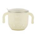 thumbnail image 1 of Taza de agua con aislamiento térmico con bonito patrón de estrella de acero inoxidable con asa para niños (Beige), 1 of 8