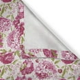 thumbnail image 5 of Ambesonne Flower Grommet Curtain, Peonies and Leaf Floral, 50" x 120", Pink White Olive Green, 5 of 6
