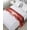 Red, variant on Bed Runner Scarf Twin Size, Brown Marble Stain Bed Runners & Scarves for Foot of Beds, Ombre Abstract Striped Mottled Aesthetic Decorative Bedding Runner Scarf for Hotel Home Bedroom