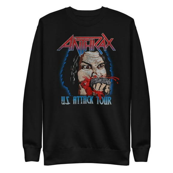 Anthrax - US Attack Tour Unisex Sweatshirt - Black - Small