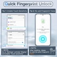 thumbnail image 2 of JETech Privacy Screen Protector for Samsung Galaxy S26 Plus, with Installation Tool, 2-Pack, 2 of 7