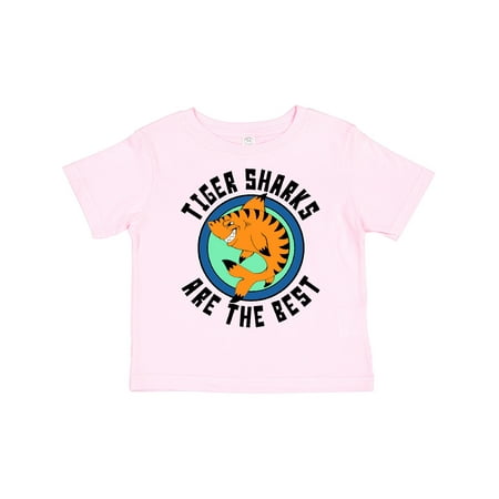 

Inktastic Tiger Sharks Are the Best with Tiger Shark Illustration Gift Toddler Boy or Toddler Girl T-Shirt