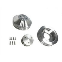 Scott Drake B-F142 390-428 Billet Pulley Kit w/o A/C