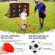 thumbnail image 5 of Set de Porterías de Fútbol para Niños VAVOSPORT 183x122 cm Portátil con Balón y Conos, 5 of 8