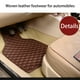 thumbnail image 4 of Kenally Alfombrillas de 4 piezas para coche, forro Interior automotriz, alfombrilla decorativa para pies, decoración delantera y trasera, alfombrilla Automoción decorativa y accesorios Café Kenally VI016887-02, 4 of 6