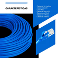 thumbnail image 3 of Cable Red 30 Mts Categoría Cat5 Utp Rj45 Ethernet Internet Gris, 3 of 3